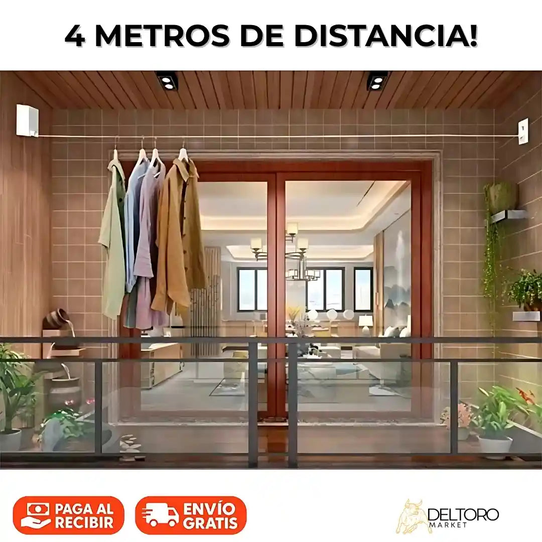 Tendedero Retráctil Premium