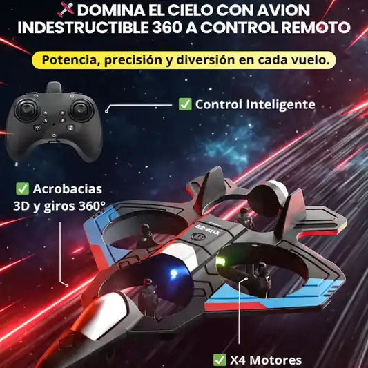 Avión a control remoto 360🚀